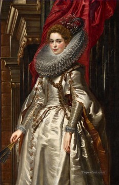  Arc Oil Painting - Portrait of Marchesa Brigida Spinola Doria Baroque Peter Paul Rubens